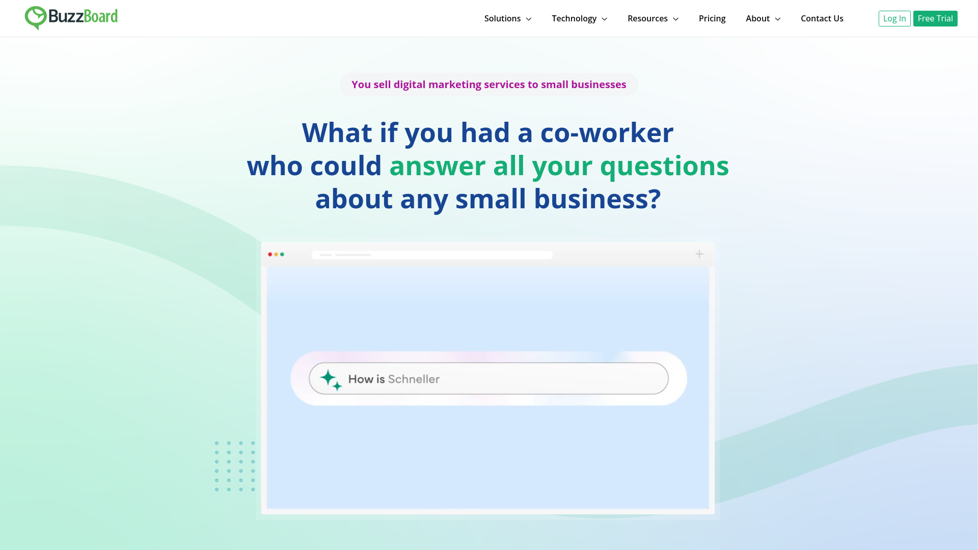 Pricing page of BuzzBoard