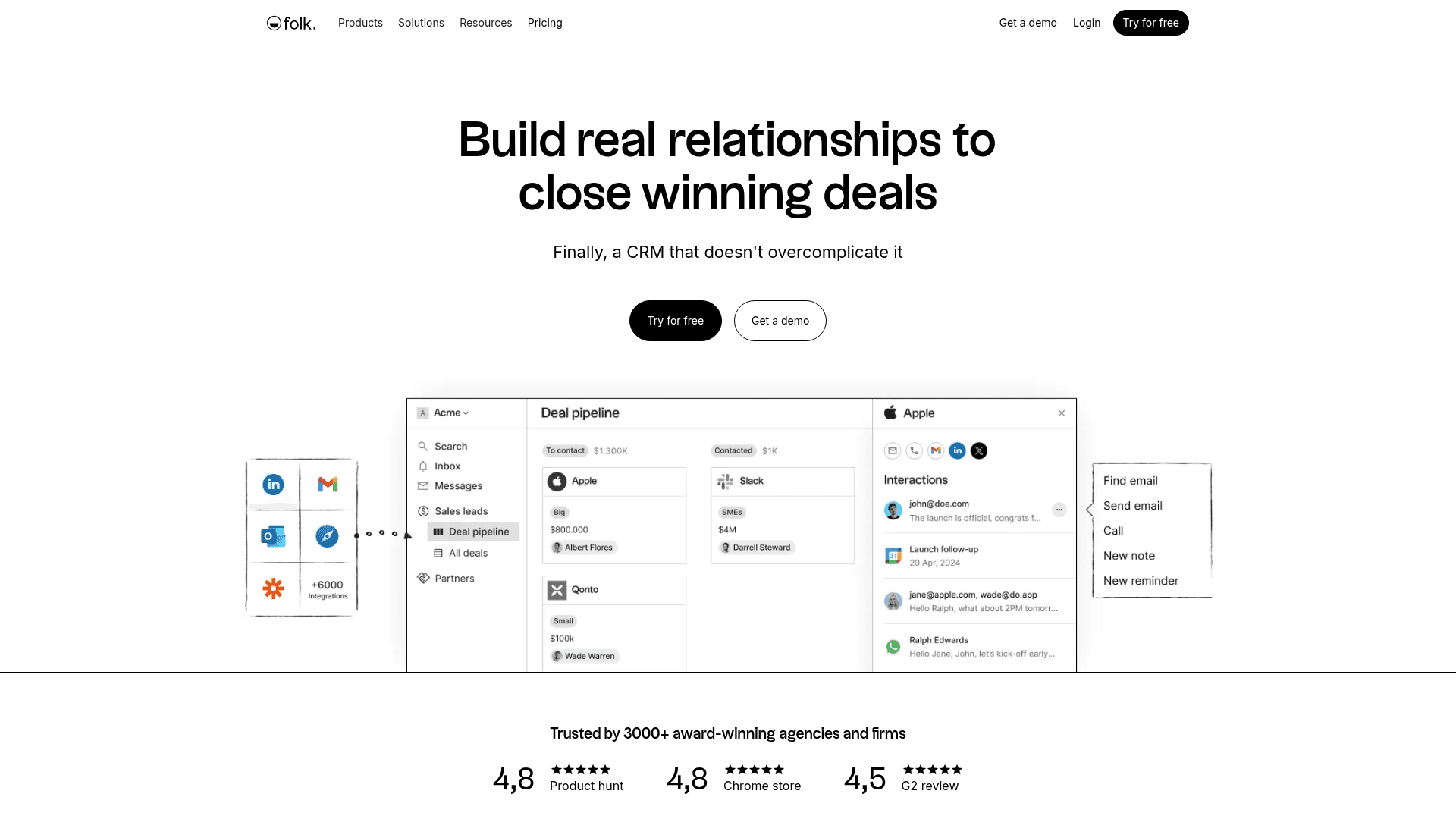 Homepage of Folk