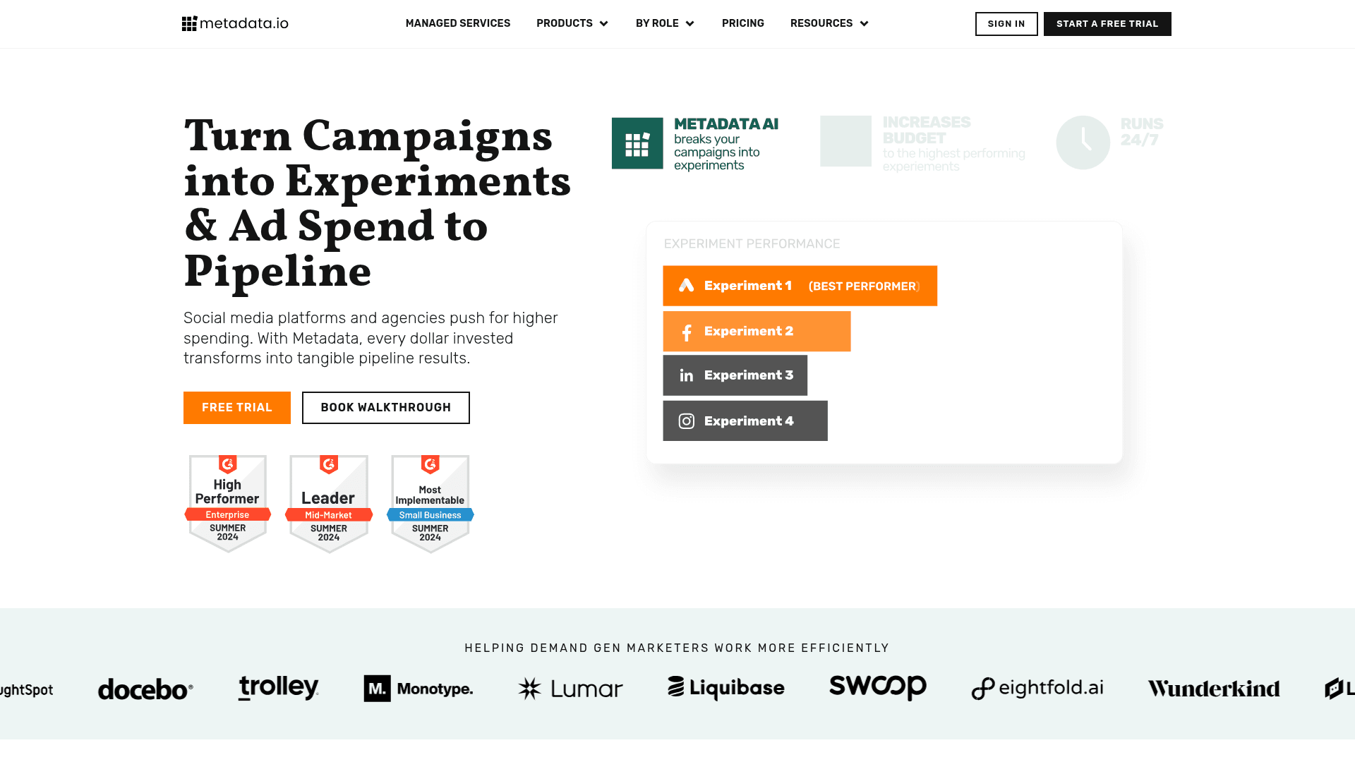 Homepage of Metadata