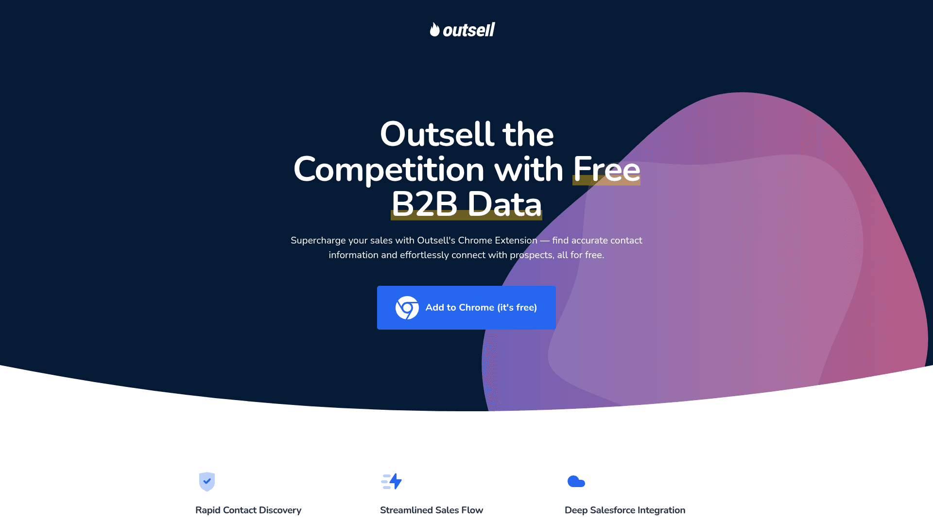 Homepage of Outsell