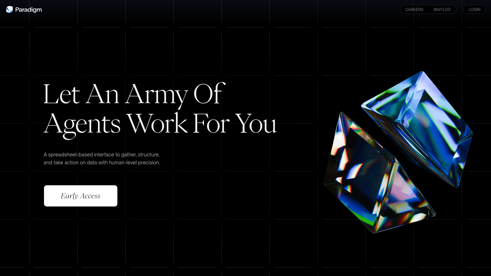 Homepage of Paradigm