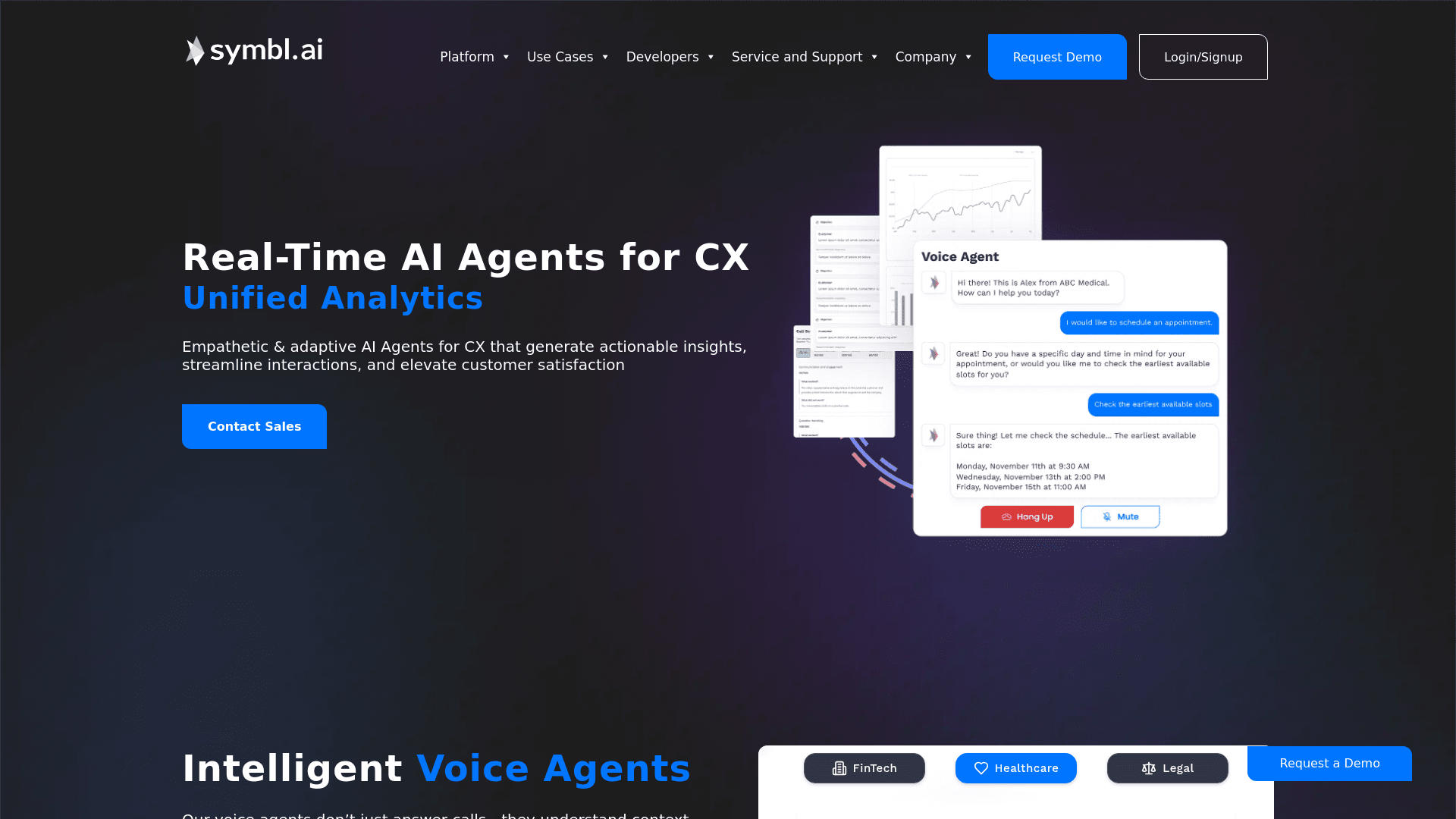 Homepage of Symblai