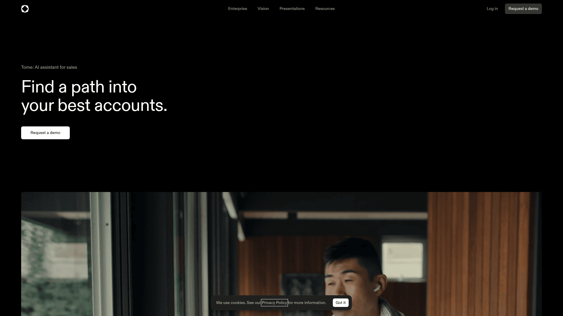 Homepage of Tome