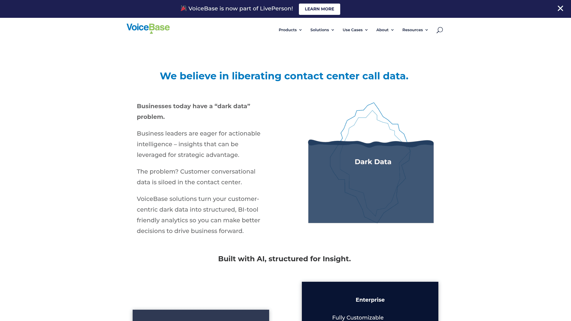 Pricing page of VoiceBase